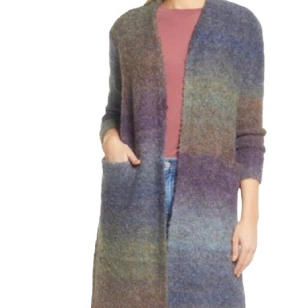 Long Caslon sweater, ombré